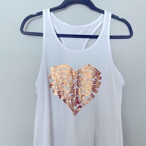 Orangetheory heart workout tank top - size M